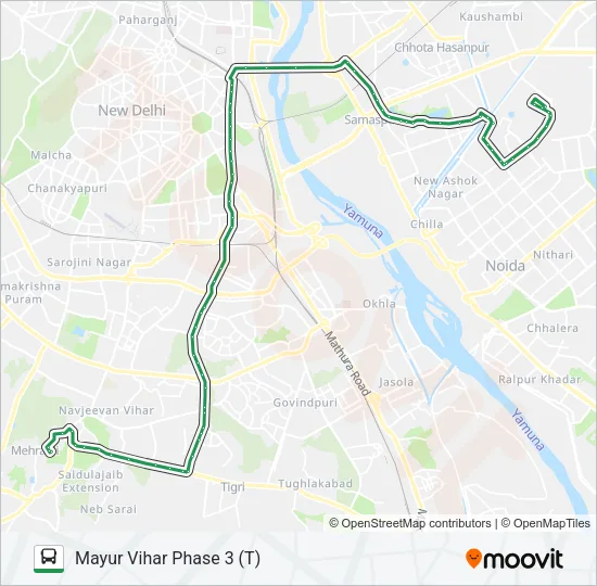 356 Bus Line Map