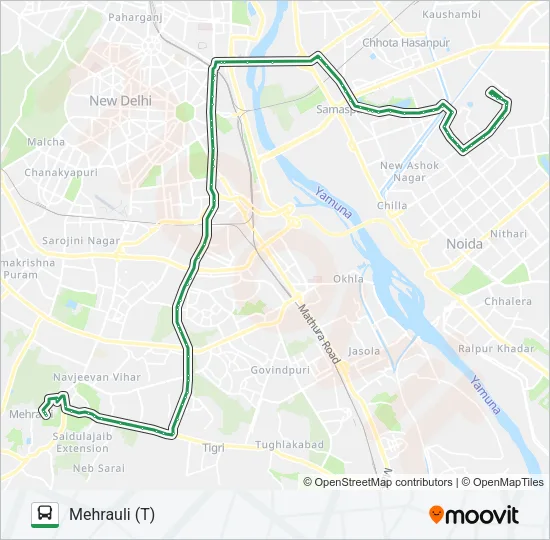 356 Bus Line Map