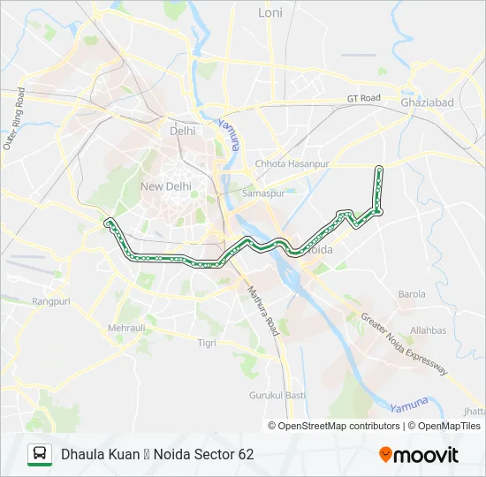 392 Bus Line Map
