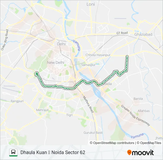 392 Bus Line Map