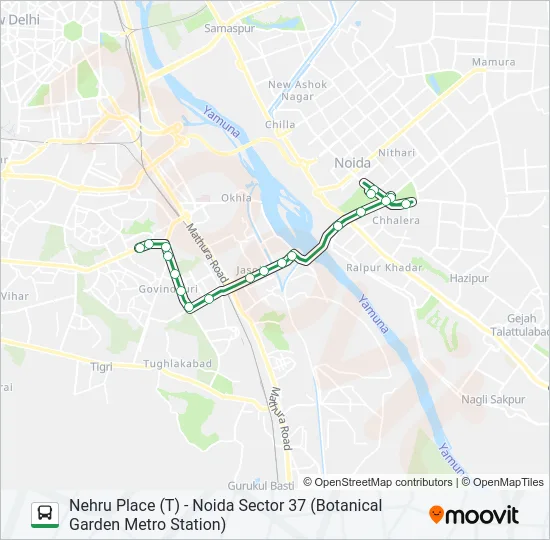 08A Bus Line Map