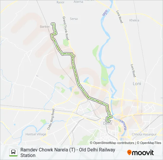 103 Bus Line Map
