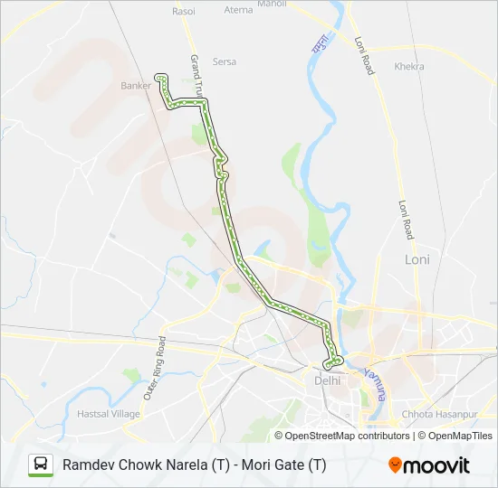 120 Bus Line Map