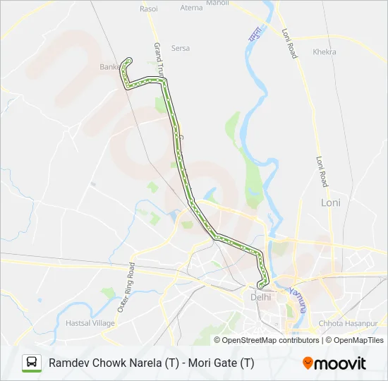 120 Bus Line Map