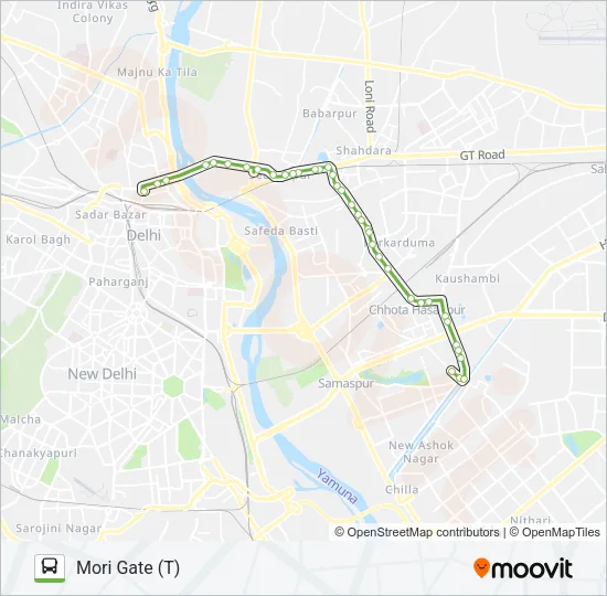 211 Bus Line Map