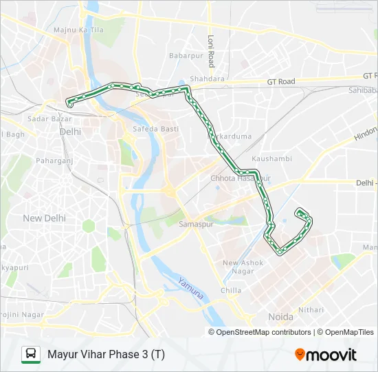 211 Bus Line Map