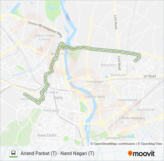 212 Bus Line Map