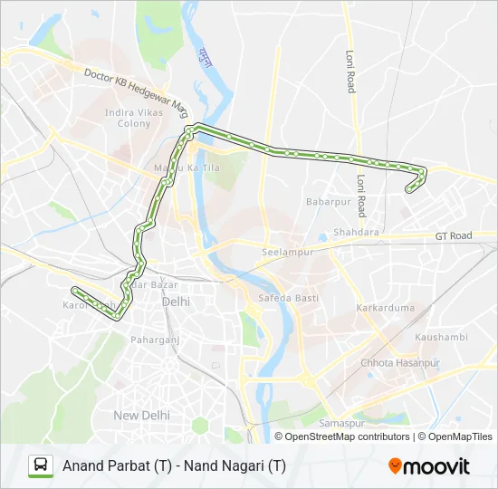 212 Bus Line Map
