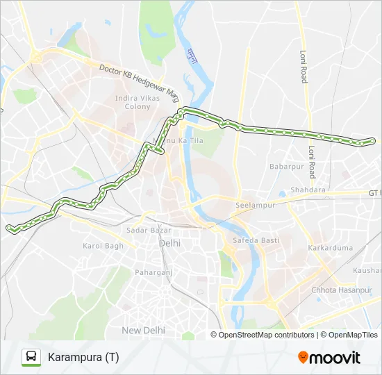 234 Bus Line Map