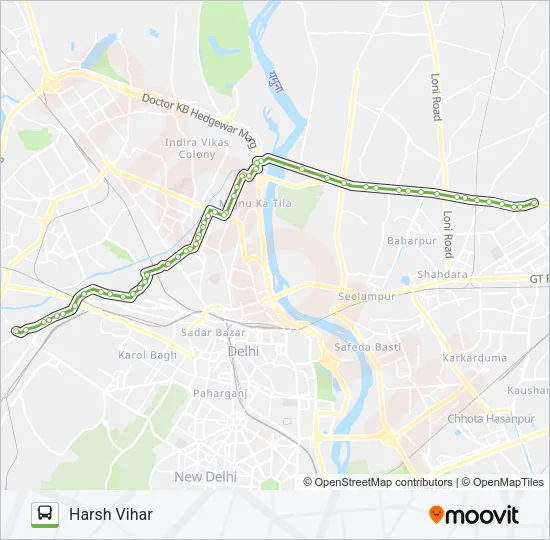 234 Bus Line Map