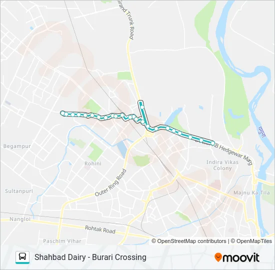 165A Bus Line Map