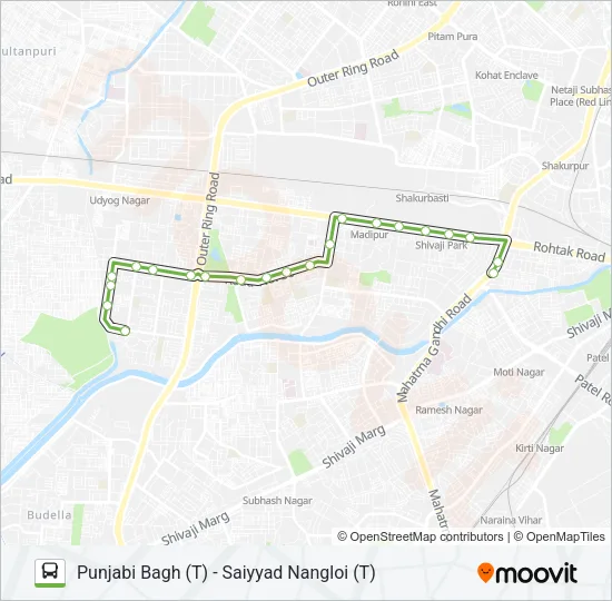 233STL Bus Line Map