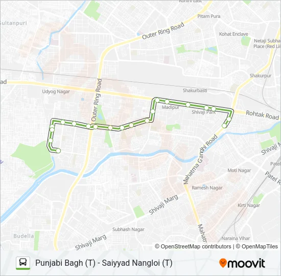 233STL Bus Line Map
