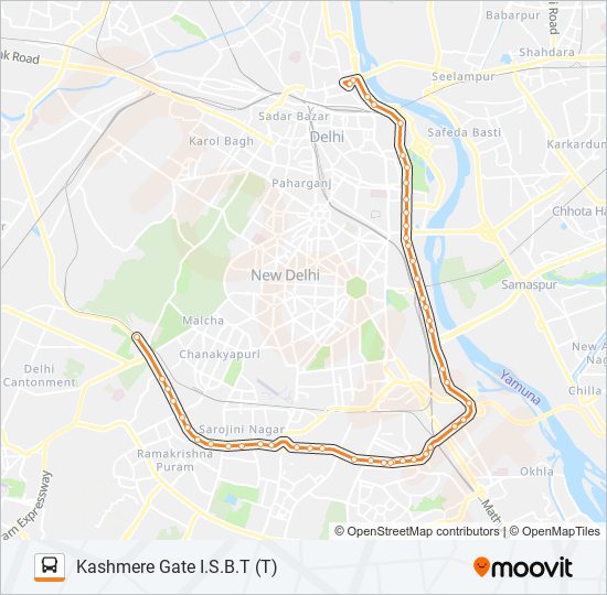 TMS(+)DK-KG bus Line Map