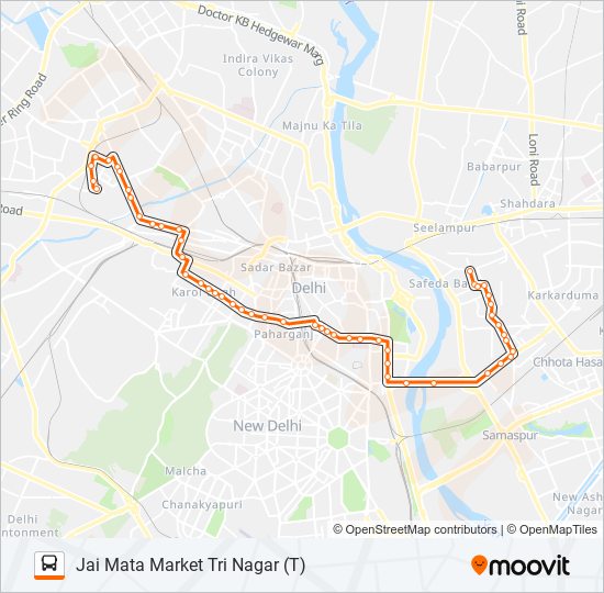 39 bus Line Map