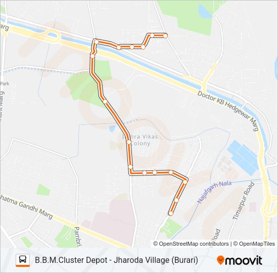 104LSTL Bus Line Map