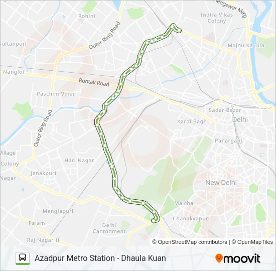 442 Bus Line Map