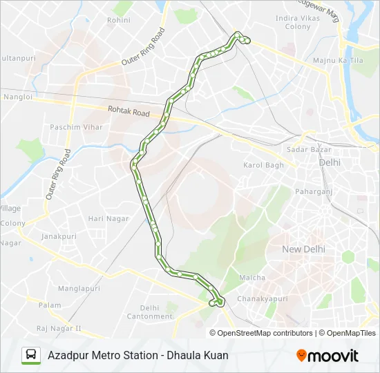 442 Bus Line Map