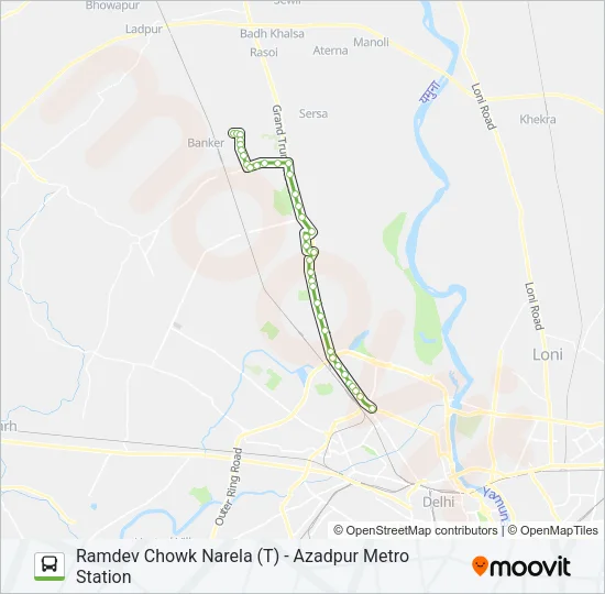 120 Bus Line Map