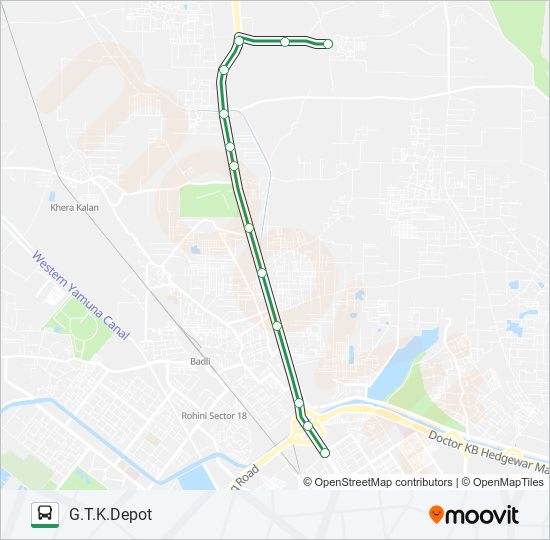 124 Route: Schedules, Stops & Maps - G.T.K.Depot (Updated)