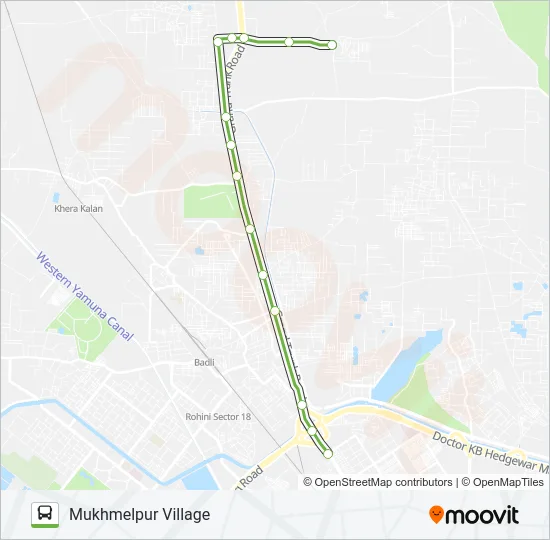 124 Bus Line Map
