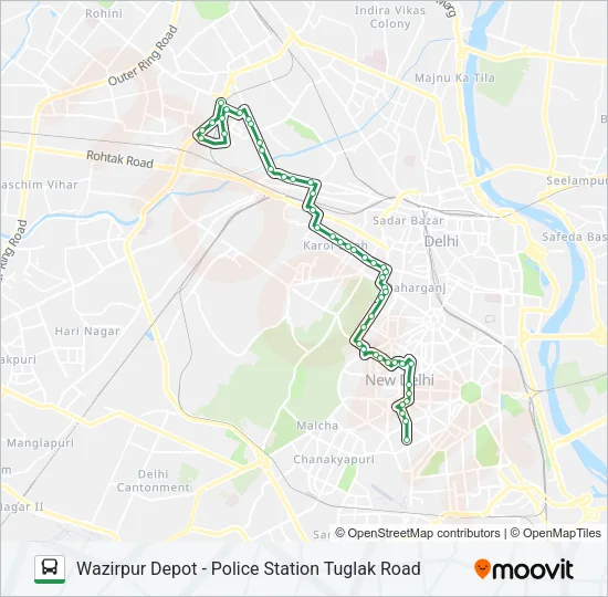 610 Bus Line Map