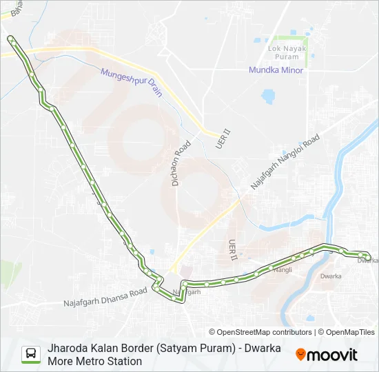 764 Bus Line Map