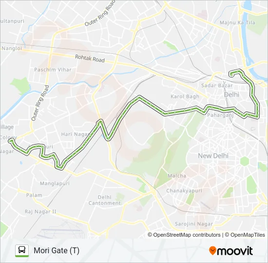753 Bus Line Map