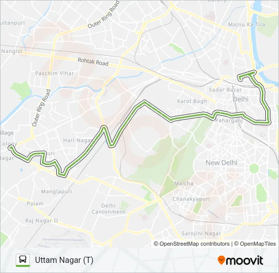 753 Bus Line Map