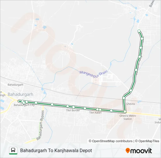 NCR Bus Line Map