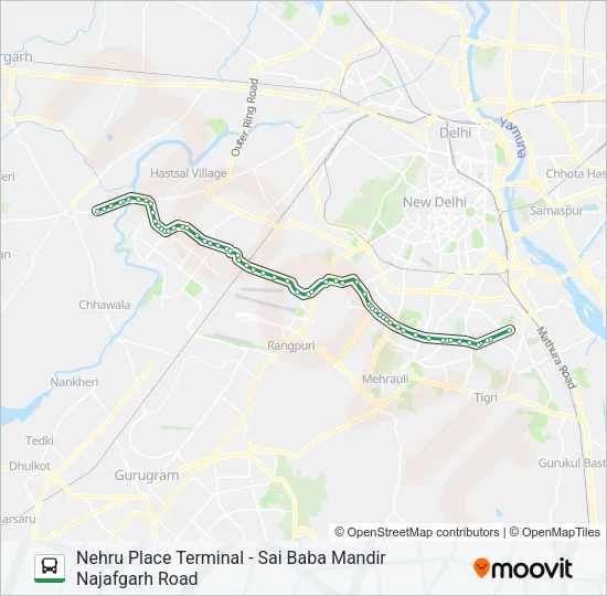 764STL Bus Line Map