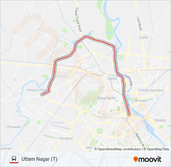 BY PASS EXPRESS Bus Line Map