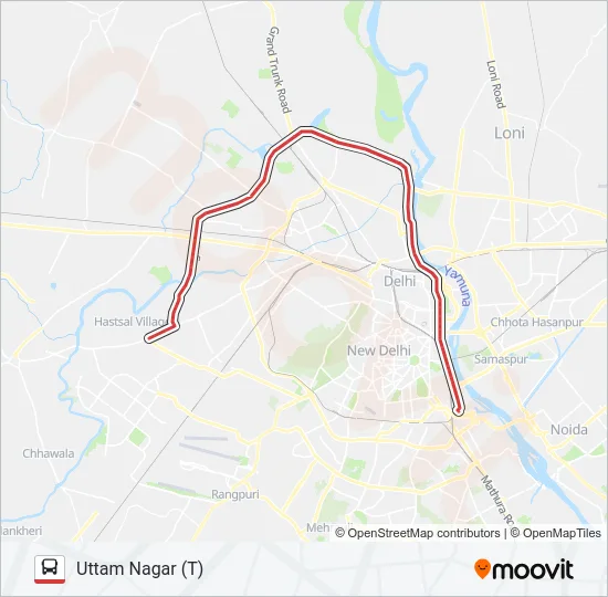 BY PASS EXPRESS Bus Line Map