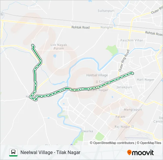 809 Bus Line Map