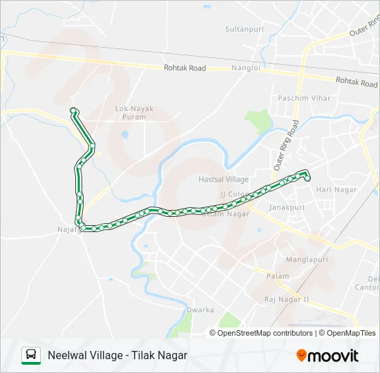 809 Bus Line Map