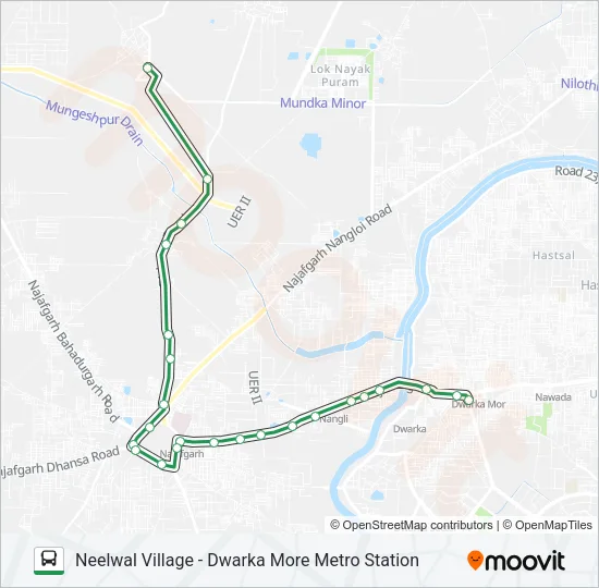 809 Bus Line Map