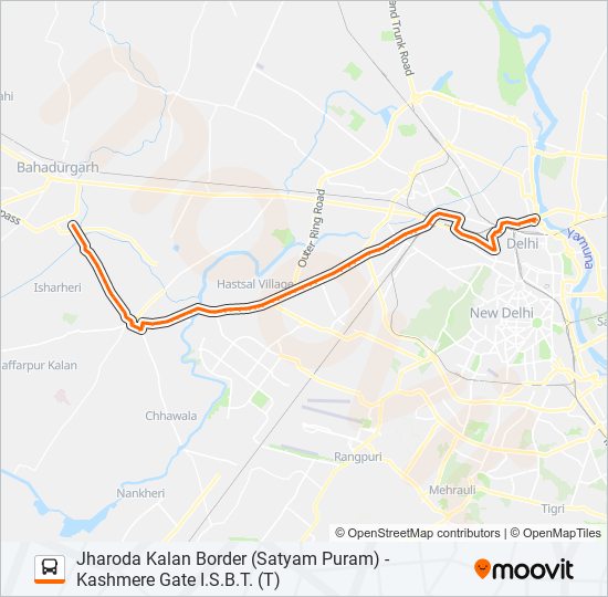 817N bus Line Map