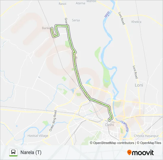 193 Bus Line Map