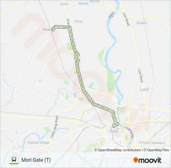 193 Bus Line Map