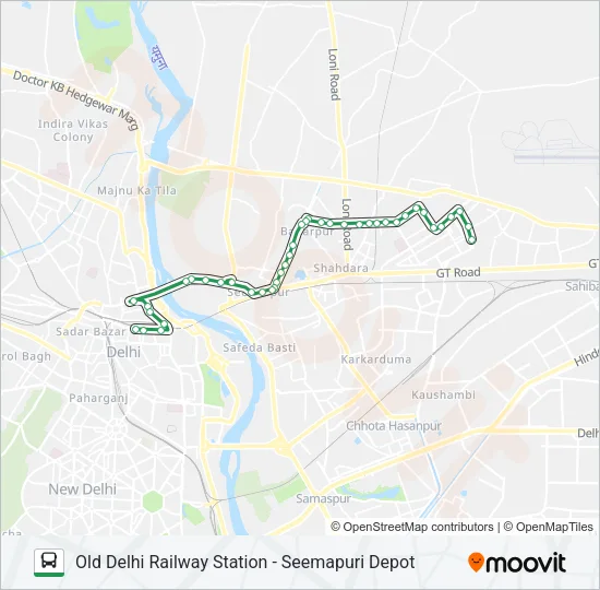 205 Bus Line Map