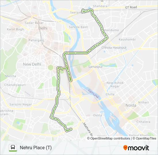 374 Bus Line Map