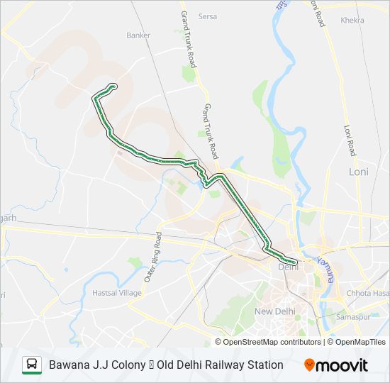 116 bus Line Map