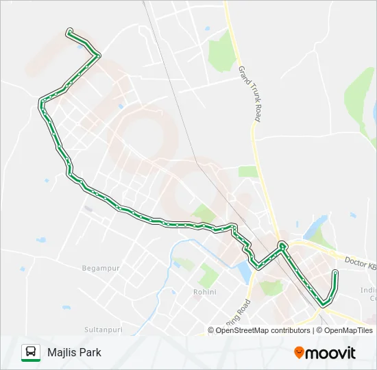 130 Bus Line Map