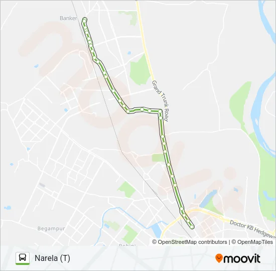 135 Bus Line Map
