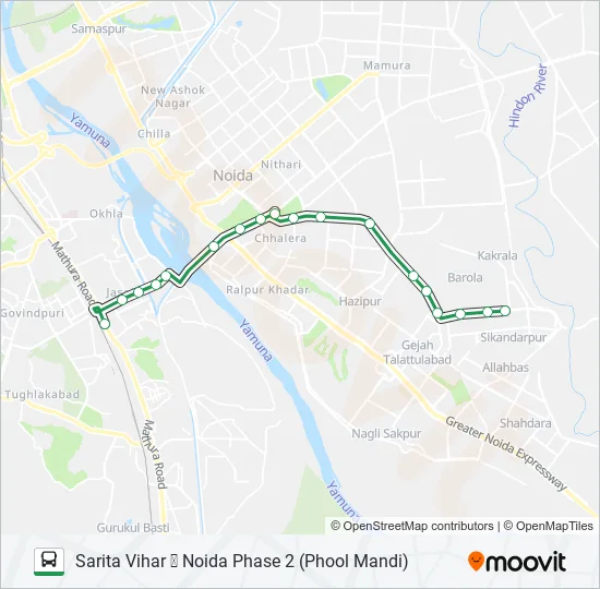08 Bus Line Map