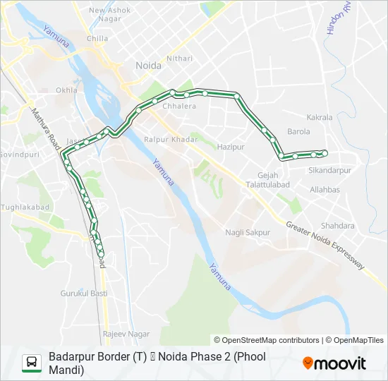 08 Bus Line Map