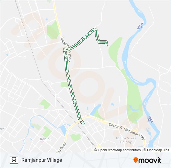 17 bus Line Map