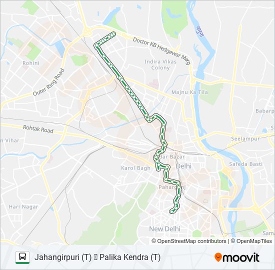 19 bus Line Map