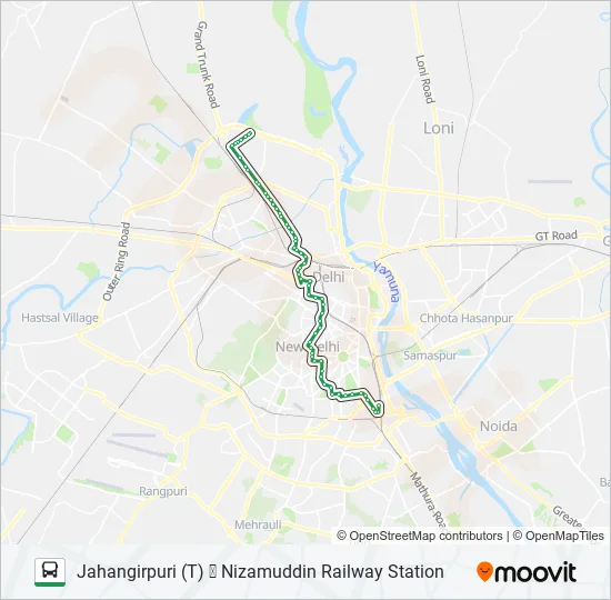 19A Bus Line Map