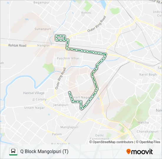 808 Bus Line Map